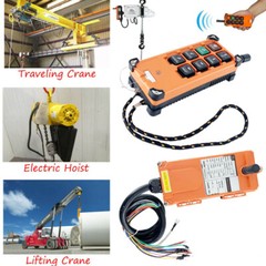 Wireless Industrial Radio Remote Control Transmitter&Receiver Hoist Crane 12-24V