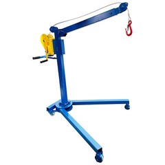 Small Manual Crane Portable Folding Elevator Hand Crane Cargo Handling Crane