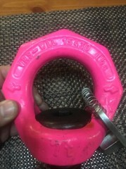 Rud 7t Chain Screw-On Hoist, M36 x 10.9 Thread Size, WLL 15430 lb. Used Once