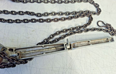 CM 3/4 Ton hoist Puller MODEL B Made in USA.10 ft chain and hooks