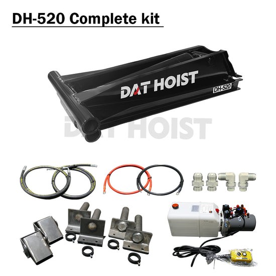 10 Ton Hydraulic Scissor Hoist Kit Short Lower Arm-Fits 12–16′ Dump Bodie DH-520