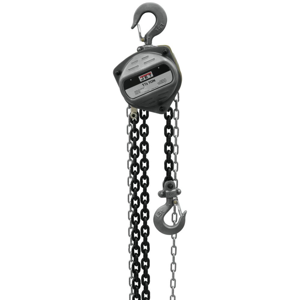JET S90-150-20, 1-1/2 T Hand Chain Hoist w/ 20 ft. Lift 101922 New