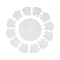 Ceiling Mount Chandelier Cover Chandelier Hoist Lifter Decor Cover White