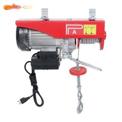 1760lbs 1350W Electric Hoist 328ft Wireless Remote Control for Garage Warehouse