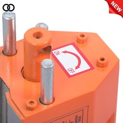 880 lbs/400 kg Permanent Magnetic Lifter Lifting Magnet 2.5 Safety Factor Orange