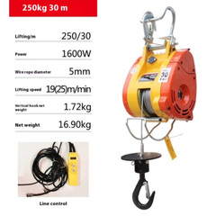 Small Diamond Mini Electric Hoist Fast Portable Hanging Hoist Winch Crane