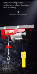 220V Mini Electric Hoist for Home Renovation – Compact Lifting Winch
