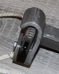 Capstan Hoist Rope Grab Lock Device Hubbel AB Chance P308-0855