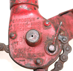 Coffing Company Ratchet Lever Chain Hoist 1 Chain 3/4 TON 2 Chain 1 1/2 TON