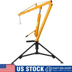 Hydraulic Pickup Truck Crane, 1000Lbs Capacity ,360° Swivel Hitch Mounted Crane