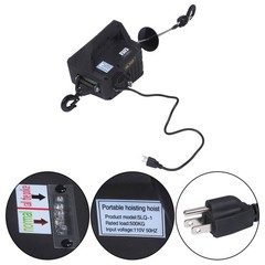  500-B 2in1 Portable Electric Hoist Winch 1100lbs Wireless Remote Control 1500W