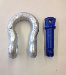 1 1/2″ SHACKLE PEERLESS 17 TON WWL f TOW AXLE CLEVIS CRANE LIFT TIE DOWN STRAP