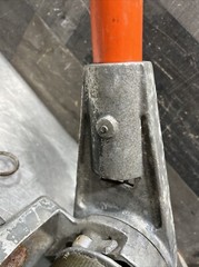 Chance Hoist 1 Ton Hot Stick Ratcheting Strap Hoist. Item ID #48 Used Surplus