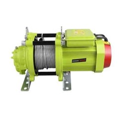 220V Small Crane Brushless Super Fast Lifting Hoist Winch Household Portable