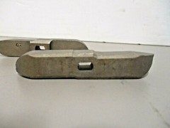 x2 Cleavland Tramrail 3-1/2″ Collector Shoe Insert 3-3/4″ x 1/2″ x 5/8″