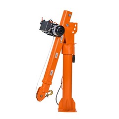 Uimoso Electric Pickup Truck Crane 2200 lbs with Foldable Steel Design and Winch