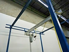 Gorbel GLCS Free Standing Work Station Crane Kit 150#cap 10’Bridge, 1/4Ton Hoist