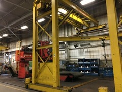 5 TON PITTSBURGH SINGLE LEG SINGLE GIRDER GANTRY CRANE: YODER #67228