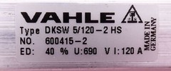 Vahle pantograph set for DKSW 5/120 -2 HS 0600415/00-2 contact line -unused-