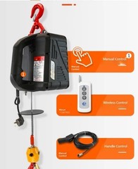 Compact Portable Remote-Controlled Home Air Conditioner Hoist and Lifter
