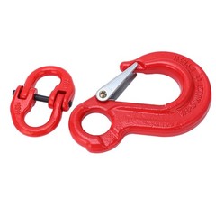Slip Hook Eye Sling Heavy Duty 2T Bearing Trailer Lifting Chain Connector with 2