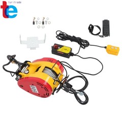 1100lbs Capacity 2-in-1 Electric Hoist Winch Wired/Wireless Remote Control