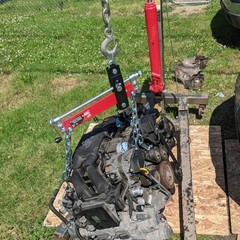 3 Position Steel Engine Leveler with Adjustable Handle, 1500 lb Capacity