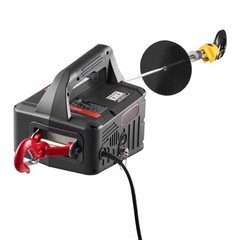 2-in-1 Electric Winch 1100lb Cap 1500W 25ft Lift Height