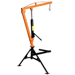 Uimoso Truck Crane 1000 lbs Manual Hydraulic Hitch-Mounted for Pickup andTrailer