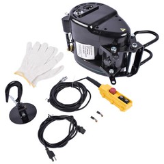 Electric Hoist Winch Wired Control w/ 98ft/30m Lift Height 500~1100lbs Capacity
