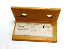 AngleEnd Stop # 610, Heavy Strong Steel , Yellow 115 x 63 x 63 mm, Tick 6.5mm