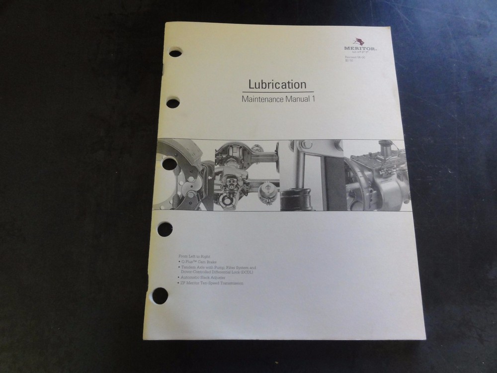 Meritor Lubrication Maintenance Manual 1