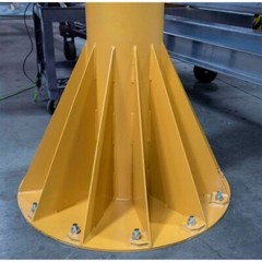NEW! HD Free Standing Jib Crane, 8′ Span & 15′ Height Under Boom, 1000 Lb Cap!!
