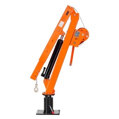 VEVOR Truck Crane 2000 lbs Manual Pickup Hitch with Hand Winch Hydraulic Jack