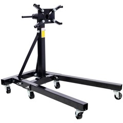 Folding Engine Stand 2000 LBS Capacity Motor Hoist 360 Degree Adjustable Mountin