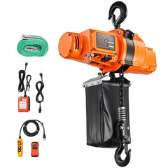 1100LB Electric Chain Hoist 120V 20FT Lift w/ Wireless & Wired Remote