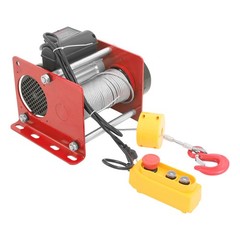 Electric Hoist with Long Steel Wire Rope 10.43×10.63×9.84 in 881LBS 110V Red
