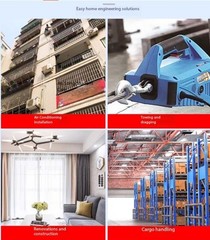 Home Use Mini Hoist Portable Electric Chain Hoist Small Lifting Machine