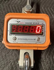Zenith Heavy Duty Digital Crane Scale w/1″ LED Display