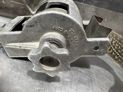 Chance Hoist 1 Ton Hot Stick Ratcheting Strap Hoist. Item ID #47 Used Surplus