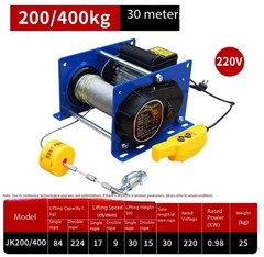 Winch Remote Control Electric Hoist Fast Crane Lifting Lowering Traction