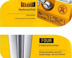 YS-100/200 100/200KG Strong Magnetic Crane Efort Saving Design Permanent Magnet