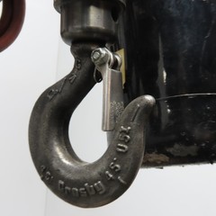 ARO 7756E-2C10-C6 1/2 Ton Air Hoist 10′ Travel Pendant Operated Missing Hook