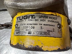 Tugit 1 Ton Ratchet Chain Hoist Come-A-long Winch Rigging Cat 230 Item ID #4