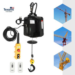 Electric Hoist Winch,1100Lbs 1500W Electric Hoist Winch Portable Winch with Wire