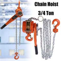 Hoist Come Along Puller Ratchet Type Lever Block Chain 10FT Lifting 0.75T/1650Lb