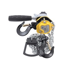 Chain Hoist 1/4 ton 550Lbs Capacity 5ft Lift Manual Lever Chain Hoist Resists