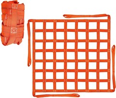 Cargo Lifting Net 1100LBS Polypropylene Polyester 3.28×3.28ft Safety Mesh Straps