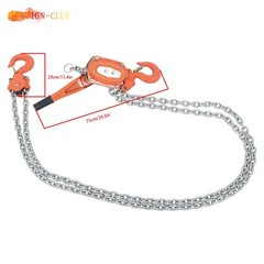 10ft 13200lb Capacity G80 Ratchet Hoist Lever Block Chain Hoist Alloy Steel
