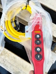 KONE Crane Electric Chain Hoist with Motorized Trolley, Never Installed or Used